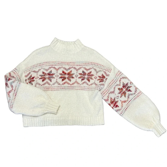 MM white turtle neck cropped sweater - Picture 2 of 4